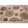 Image 4 : A WOOL HAND KNOTTED FLORAL TURKISH AREA RUG.