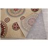 Image 9 : A WOOL HAND KNOTTED FLORAL TURKISH AREA RUG.