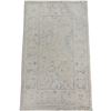 Image 2 : A WOOL HAND KNOTTED FLORAL OUSHAK ORIENTAL RUG.