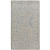 Image 1 : A WOOL HAND KNOTTED FLORAL OUSHAK RUG.