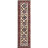 Image 1 : A WOOL HAND KNOTTED KAZAK ORIENTAL RUG RUNNER.