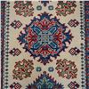 Image 4 : A WOOL HAND KNOTTED KAZAK ORIENTAL RUG RUNNER.