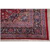 Image 11 : A WOOL HAND KNOTTED KASHMAR ORIENTAL AREA RUG.