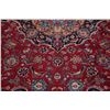 Image 12 : A WOOL HAND KNOTTED KASHMAR ORIENTAL AREA RUG.
