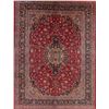 Image 1 : A WOOL HAND KNOTTED KASHMAR ORIENTAL AREA RUG.