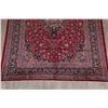 Image 8 : A WOOL HAND KNOTTED KASHMAR ORIENTAL AREA RUG.