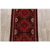 Image 3 : A WOOL HAND KNOTTED BALOUCH ORIENTAL RUG.