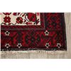 Image 6 : A WOOL HAND KNOTTED NOMAD ORIENTAL AREA RUG.