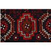 Image 7 : A WOOL HAND KNOTTED NOMAD ORIENTAL AREA RUG.