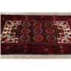 Image 9 : A WOOL HAND KNOTTED NOMAD ORIENTAL AREA RUG.