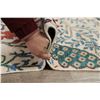 Image 12 : A WOOL HAND KNOTTED FLORAL ORIENTAL AREA RUG.