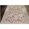 Image 2 : A WOOL HAND KNOTTED FLORAL ORIENTAL AREA RUG.