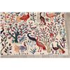 Image 6 : A WOOL HAND KNOTTED FLORAL ORIENTAL AREA RUG.