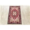 Image 2 : A WOOL HAND KNOTTED HERIZ ORIENTAL AREA RUG.