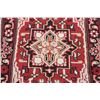 Image 3 : A WOOL HAND KNOTTED HERIZ ORIENTAL AREA RUG.