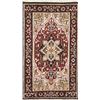 Image 1 : A WOOL HAND KNOTTED MEDALLION AREA RUG.