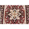 Image 3 : A WOOL HAND KNOTTED MEDALLION AREA RUG.