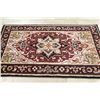 Image 4 : A WOOL HAND KNOTTED MEDALLION AREA RUG.