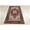 Image 6 : A WOOL HAND KNOTTED MEDALLION AREA RUG.