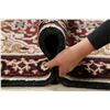 Image 8 : A WOOL HAND KNOTTED MEDALLION AREA RUG.