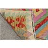 Image 10 : A WOVEN HAND KNOTTED KAZAK KILIM RUNNER.