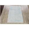 Image 2 : A WOOL HAND KNOTTED FLORAL ORIENTAL AREA RUG.