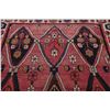 Image 11 : A WOOL HAND KNOTTED MOROCCAN AREA RUG.