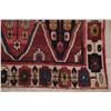 Image 6 : A WOOL HAND KNOTTED MOROCCAN AREA RUG.