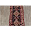 Image 3 : A WOOL HAND KNOTTED HALLWAY RUG RUNNER.