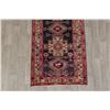 Image 5 : A WOOL HAND KNOTTED HALLWAY RUG RUNNER.