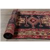 Image 8 : A WOOL HAND KNOTTED HALLWAY RUG RUNNER.