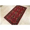 Image 12 : A WOOL HAND KNOTTED BALOUCH ORIENTAL AREA RUG.
