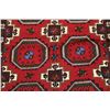Image 7 : A WOOL HAND KNOTTED BALOUCH ORIENTAL AREA RUG.