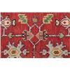 Image 7 : A WOOL HAND KNOTTED SERAPI ORIENTAL RUG RUNNER.
