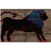 Image 11 : A WOOL HAND KNOTTED PICTORIAL AREA RUG.
