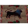 Image 4 : A WOOL HAND KNOTTED PICTORIAL AREA RUG.