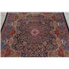 Image 3 : A WOOL HAND KNOTTED KASHMAR ORIENTAL AREA RUG.