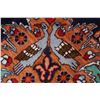Image 7 : A WOOL HAND KNOTTED KASHMAR ORIENTAL AREA RUG.