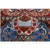 Image 8 : A WOOL HAND KNOTTED KASHMAR ORIENTAL AREA RUG.