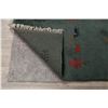 Image 10 : A WOOL HAND KNOTTED GABBEH AREA RUG.