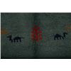 Image 7 : A WOOL HAND KNOTTED GABBEH AREA RUG.