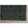 Image 9 : A WOOL HAND KNOTTED GABBEH AREA RUG.