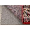 Image 10 : A WOOL HAND KNOTTED FLORAL ORIENTAL AREA RUG.