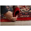 Image 12 : A WOOL HAND KNOTTED FLORAL ORIENTAL AREA RUG.