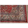 Image 6 : A WOOL HAND KNOTTED FLORAL ORIENTAL AREA RUG.