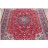 Image 3 : A WOOL HAND KNOTTED FLORAL ORIENTAL AREA RUG.