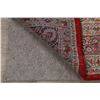 Image 10 : A WOOL HAND KNOTTED FLORAL ORIENTAL AREA RUG.