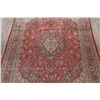 Image 3 : A WOOL HAND KNOTTED FLORAL ORIENTAL AREA RUG.