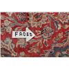 Image 8 : A WOOL HAND KNOTTED FLORAL ORIENTAL AREA RUG.