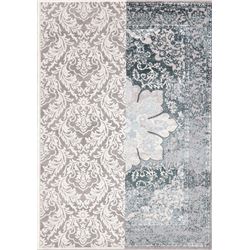 A WOOL HAND KNOTTED FLORAL TURKISH AREA RUG.